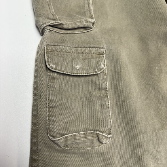 Vintage JNCO Commando Cargo Pants Size 14 (26x25) Tan Skate Y2K Grunge - Picture 9 of 16